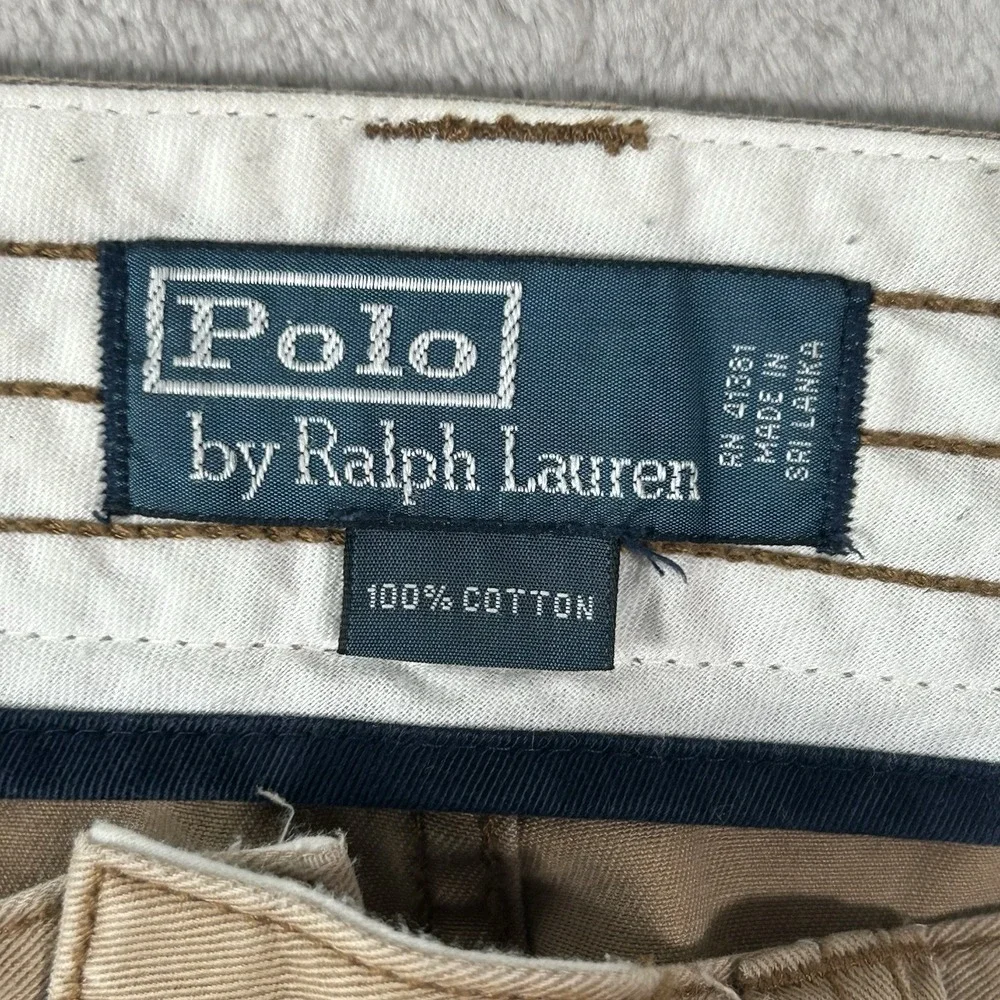 VTG 90's Polo Ralph Lauren Cargo Shorts Men 42 Military Utility Surplus Wide Y2K